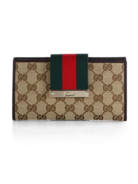 gucci wallet beige and green stripe|green Gucci wallet review.